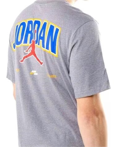 JORDAN CAMISETA JUMPMAN GRAPHIC MANGA CORTA GRIS