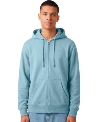 CHAMPION SWEATSHIRT COM FECHO E CAPUZ 220786-BS221 PASTEL BLUE