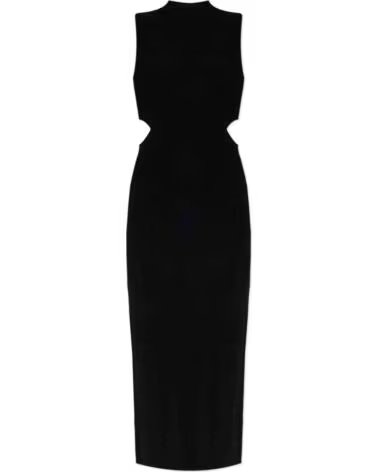 GESTUZ GZBRINNETT DRESS IN BLACK WITH CUT-OUTS