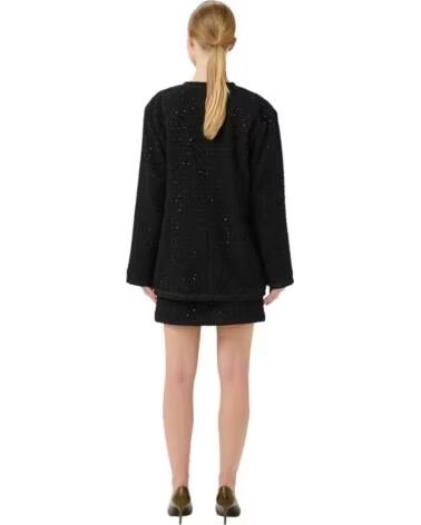 GESTUZ GIACCA GZKEIKO DI IN NERO BLACK