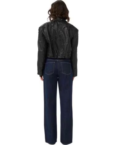 GESTUZ VESTE BLAZER GZMADISAN EN CUIR BLACK