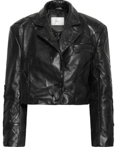 GESTUZ VESTE BLAZER GZMADISAN EN CUIR BLACK