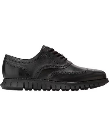 COLE HAAN ZEROGRAND REMASTERED WINGTIP SCARPE OXFORD NERE BLACK