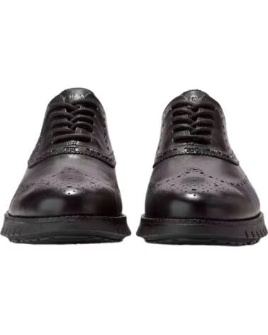 COLE HAAN ZEROGRAND REMASTERED WINGTIP SCARPE OXFORD NERE BLACK