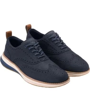 COLE HAAN ENERGYWEAVE WINGTIP OXFORD SCHUHE BLUE