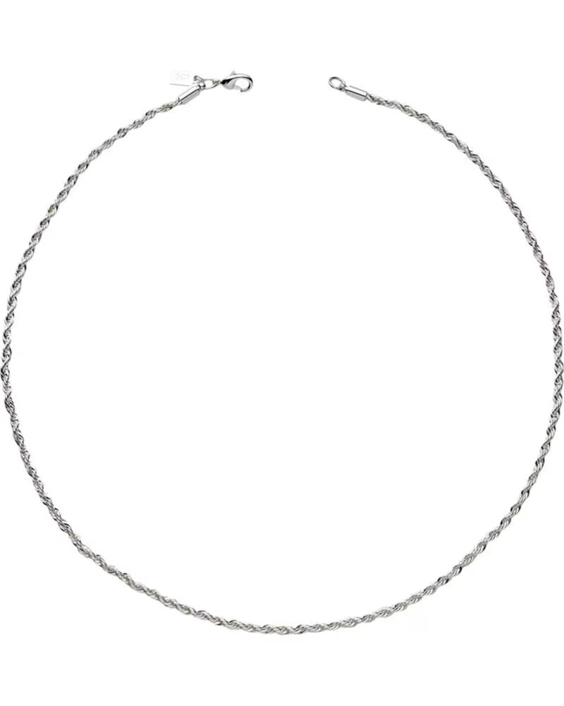 CRYSTAL HAZE COLLAR ROPE CHAIN PLATEADO UNISEX SILVER