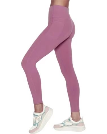 SKECHERS LEGGINGS GO WALK HW LILÁS ROSA MUJER