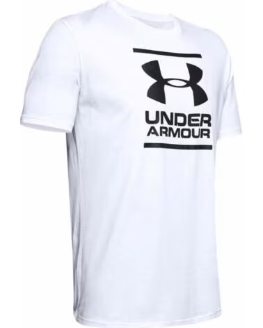 UNDER ARMOUR T-SHIRT 1326849-100 À MANCHES COURTES BLANCO