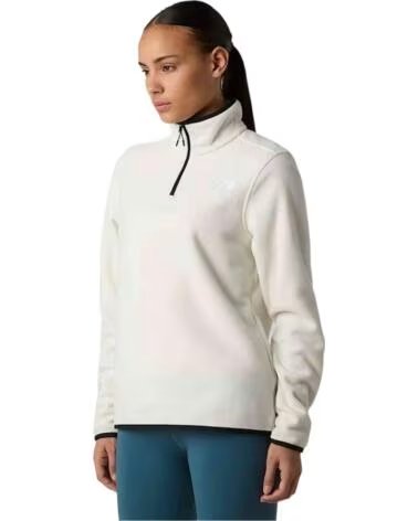 THE NORTH FACE FELPA IN PILE THE DONNA BEIGE NF0A8D2JQLI1 WHITE