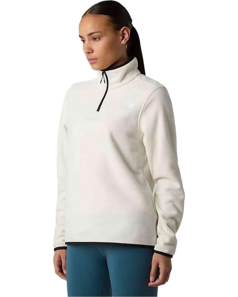 THE NORTH FACE FELPA IN PILE THE DONNA BEIGE NF0A8D2JQLI1 WHITE