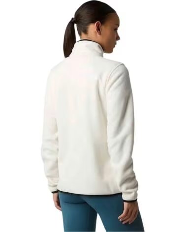 THE NORTH FACE FELPA IN PILE THE DONNA BEIGE NF0A8D2JQLI1 WHITE