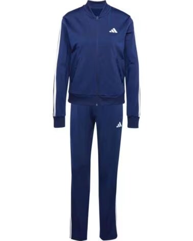 ADIDAS CHANDALS CHANDAL ESSENTIALS 3-STRIPES AZUL MARINO BLANCO EN AZUL PARA MUJER