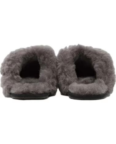 UGG ZAPATILLAS DE CASA 11068720112 DE ANTE CON FORRO DE LANA NEGRO