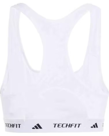 ADIDAS SUTIÃ ESPORTIVO TECHFIT JG3961 BRANCO MULTICOLOR
