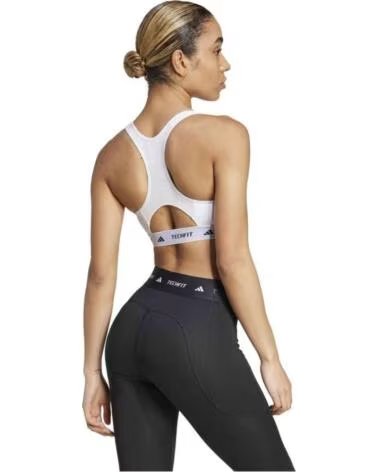 ADIDAS SUTIÃ ESPORTIVO TECHFIT JG3961 BRANCO MULTICOLOR