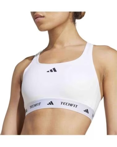 ADIDAS SUTIÃ ESPORTIVO TECHFIT JG3961 BRANCO MULTICOLOR
