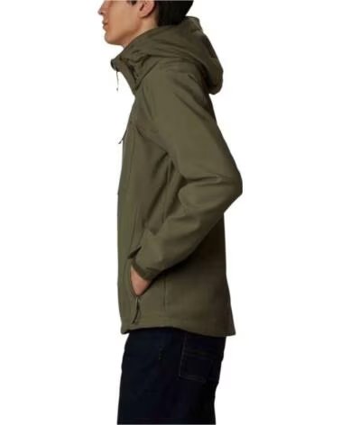 COLUMBIA GIACCA CON CAPPUCCIO 2090412397 VERDE DA UOMO MULTICOLOR
