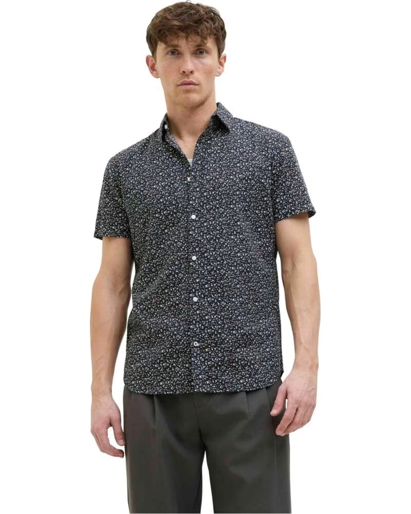 JACK AND JONES CAMISA AND 12274951-NIGHTSKY ESTAMPADA NAVY