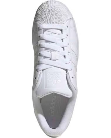 ADIDAS BASKETS SUPERSTAR JI0080 BLANCHES FTWWHT-FTWWHT-FTWWHT