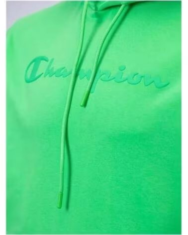 CHAMPION FELPA CON CAPPUCCIO 218528-GS024 VERDE DA UOMO