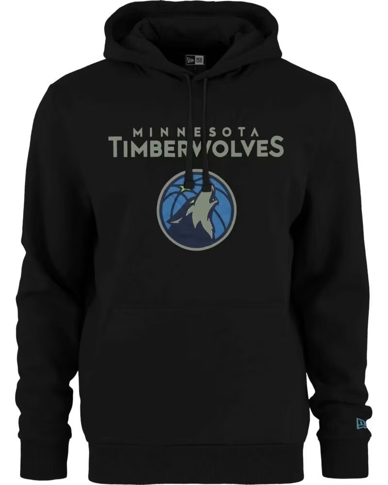 NEW ERA FELPA CON CAPPUCCIO MINNESOTA TIMBERWOLVES 60505443 AZUL