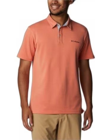 COLUMBIA POLO MANGA CURTA 1772721-849 LARANJA NARANJA