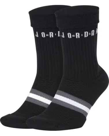 JORDAN SK0025-010 UNISEX SOCKS NEGRO