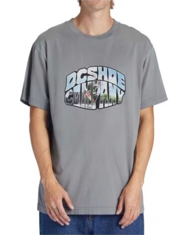 DC SHOES T-SHIRT À MANCHES COURTES ADYKT03214-KZE0 POUR HOMME GRIS