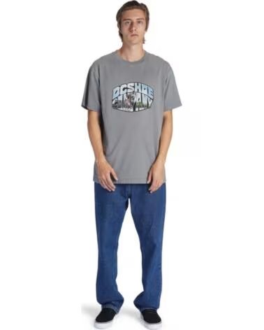 DC SHOES T-SHIRT À MANCHES COURTES ADYKT03214-KZE0 POUR HOMME GRIS