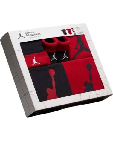 JORDAN CONJUNTO DE PRESENTE NJ0595-R78 PARA BEBÉ MULTICOLOR