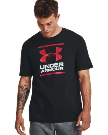 UNDER ARMOUR KURZARM-T-SHIRT FÜR HERREN - SCHWARZ NEGRO
