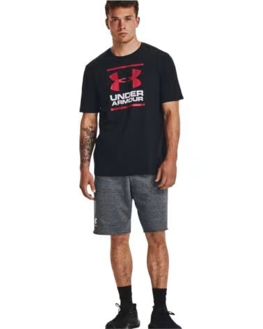 UNDER ARMOUR KURZARM-T-SHIRT FÜR HERREN - SCHWARZ NEGRO