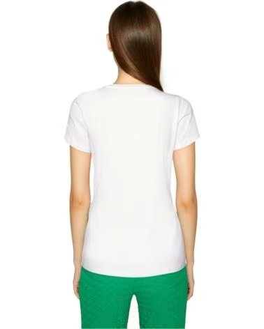 PEPE JEANS CAMISETA PL505436800 MANGA CORTA CON ESTAMPADO FLORAL BLANCO