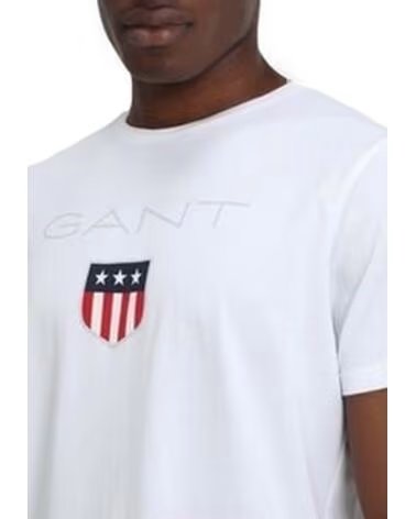 GANT CAMISETA DE MANGA CORTA PARA HOMBRE BLANCO