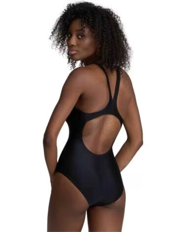 ARENA WOMEN´S SPORTY SWIMSUIT BLACK MULTICOLOR