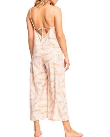 ROXY ERJX603295CJJ7 PATTERNED SPAGHETTI STRAP JUMPSUIT ROSA