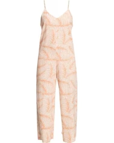ROXY ERJX603295CJJ7 PATTERNED SPAGHETTI STRAP JUMPSUIT ROSA