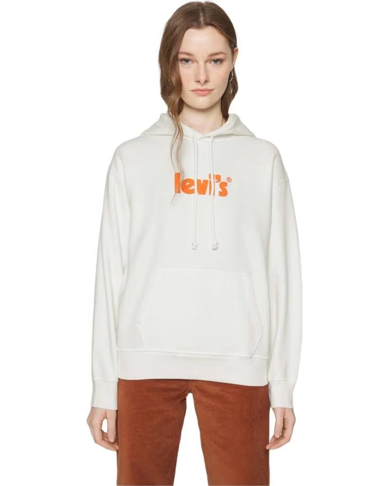 LEVIS SWEATSHIRT COM CAPUZ PARA MULHER LEVI´S 18487-0110 BLANCO