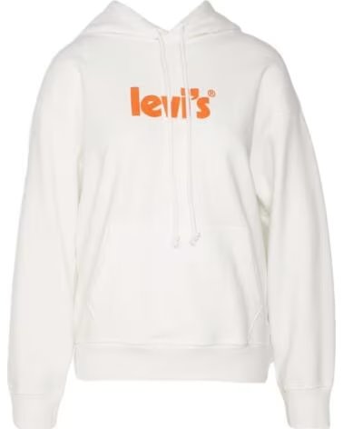 LEVIS SWEATSHIRT COM CAPUZ PARA MULHER LEVI´S 18487-0110 BLANCO
