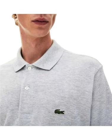 LACOSTE L1264-00 SHORT SLEEVE POLO SHIRT FOR MEN GRIS