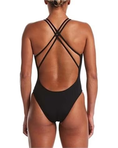 NIKE NESSA003-001 SWIMSUIT FOR WOMEN NEGRO