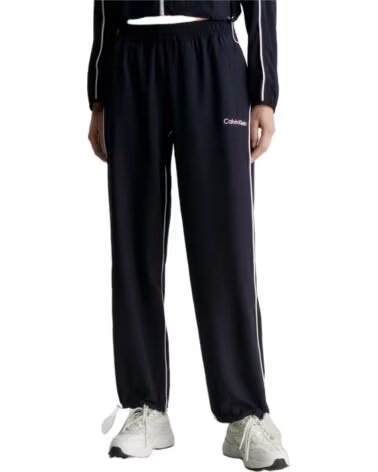 CALVIN KLEIN PANTALONI LUNGHI DONNA 00GWF3P630BAE NEGRO