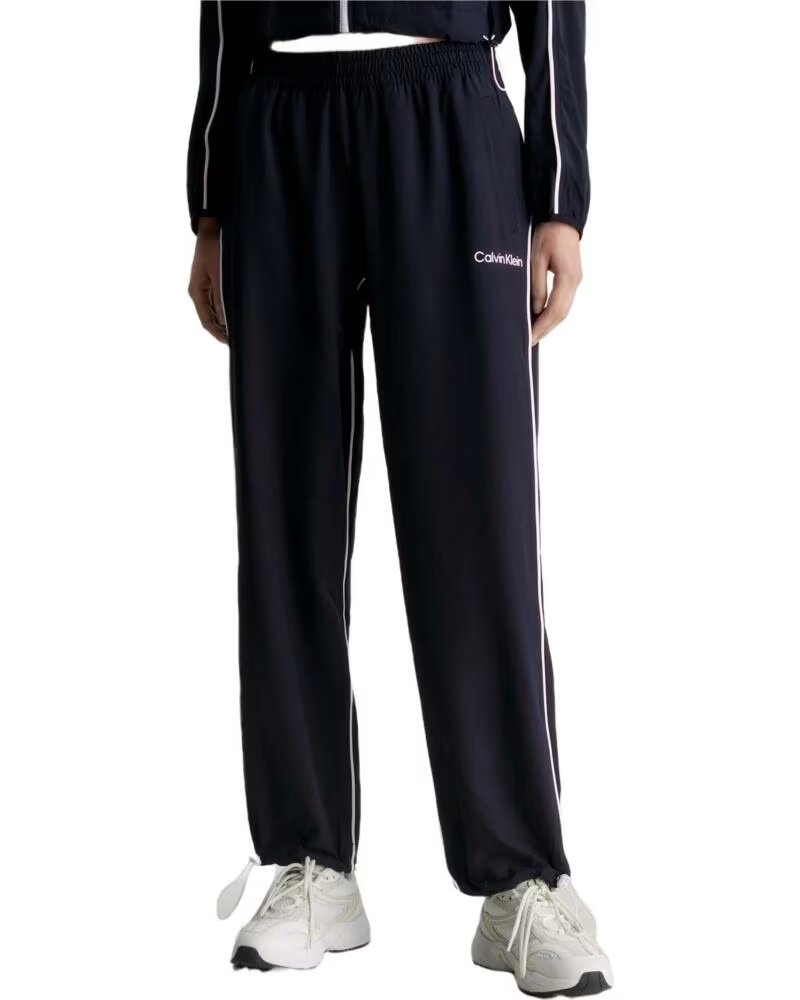 CALVIN KLEIN PANTALONI LUNGHI DONNA 00GWF3P630BAE NEGRO