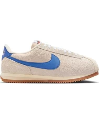 NIKE CORTEZ VINTAGE FJ2530-101 DAMEN-SNEAKER IN BEIGE UND BLAU MULTICOLOR