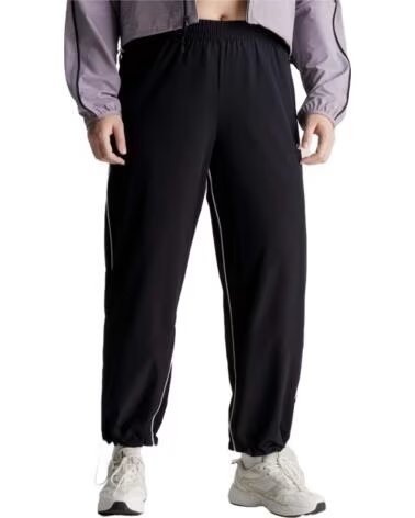 CALVIN KLEIN PANTALONI LUNGHI DONNA 00GWF3P630BAE NEGRO