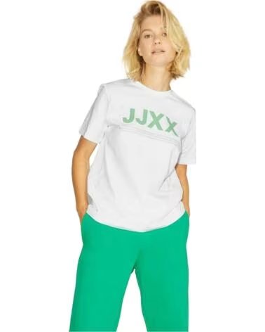 JJXX KURZARM-T-SHIRT 12206974 FÜR DAMEN WEISS BLANCO