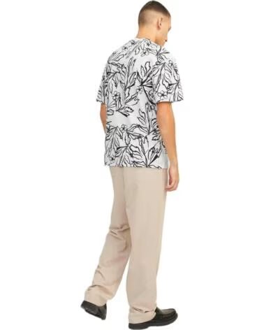 JACK AND JONES CAMISETA & ESTAMPADO FLORAL 12250434 BLANCO
