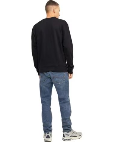 JACK AND JONES SUDADERA & ORIGINALS CON ESTAMPADO FRONTAL NEGRO