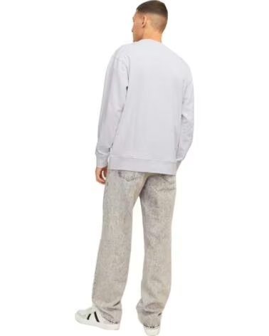 JACK AND JONES FELPA & 12253652 CON LOGO GRAFICO BLANCO