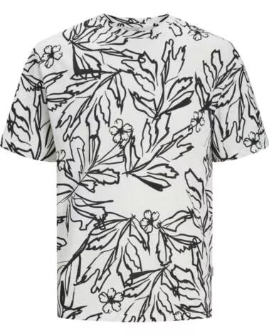 JACK AND JONES CAMISETA & ESTAMPADO FLORAL 12250434 BLANCO